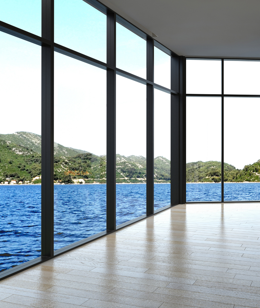 paredes de vidro em Palmas